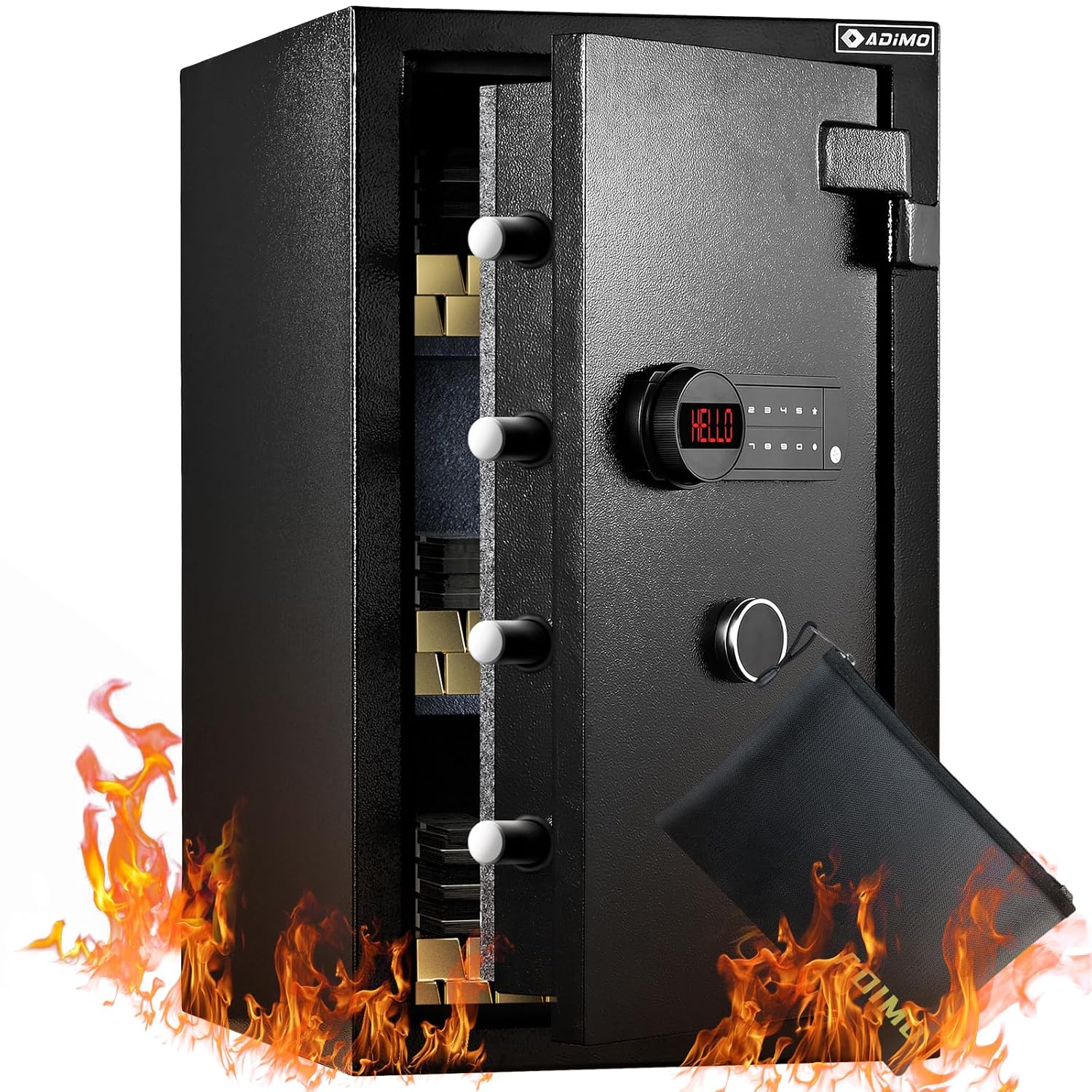 Heavy-Duty Fireproof Safe Box  – Fire Safe Document recenzja i cena