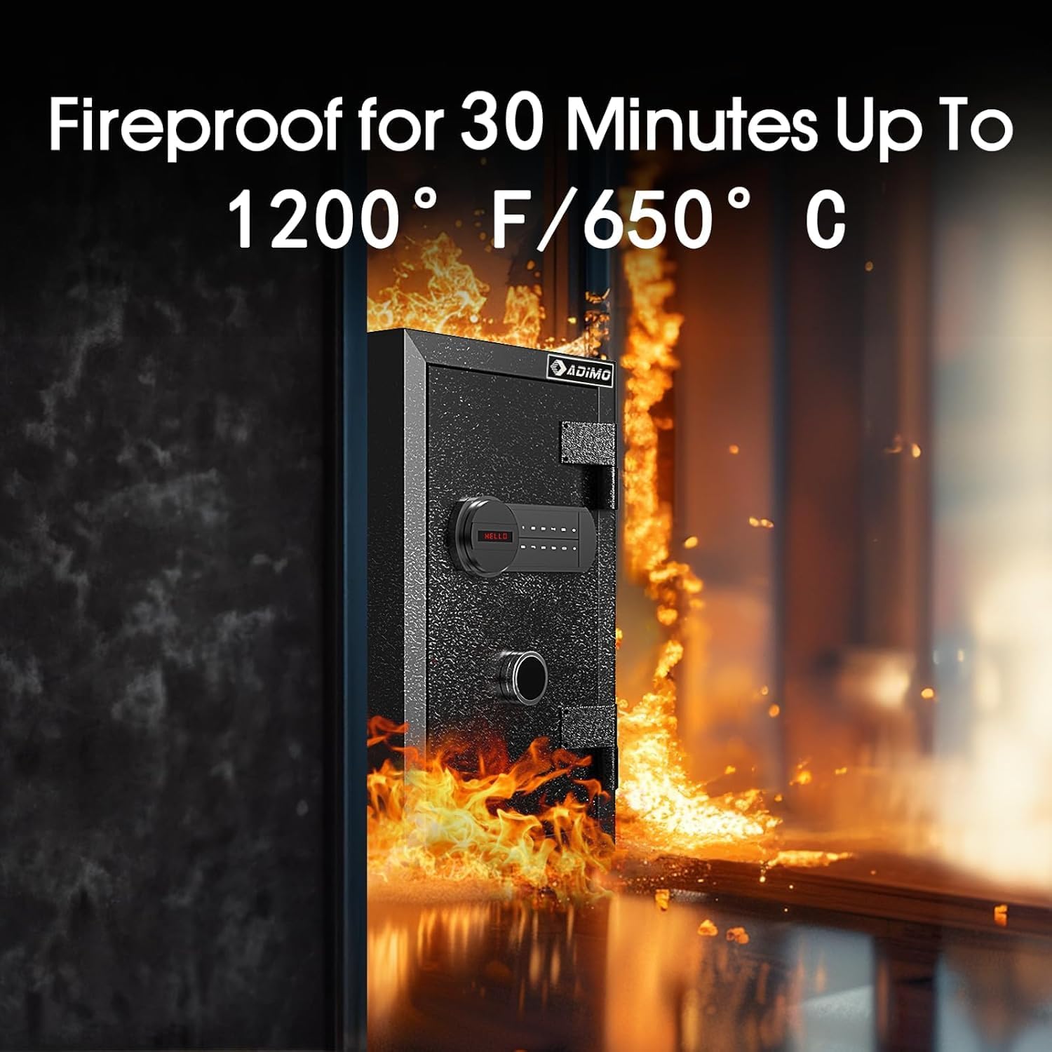Heavy-Duty Fireproof Safe Box  – Fire Safe Document recenzja i cena
