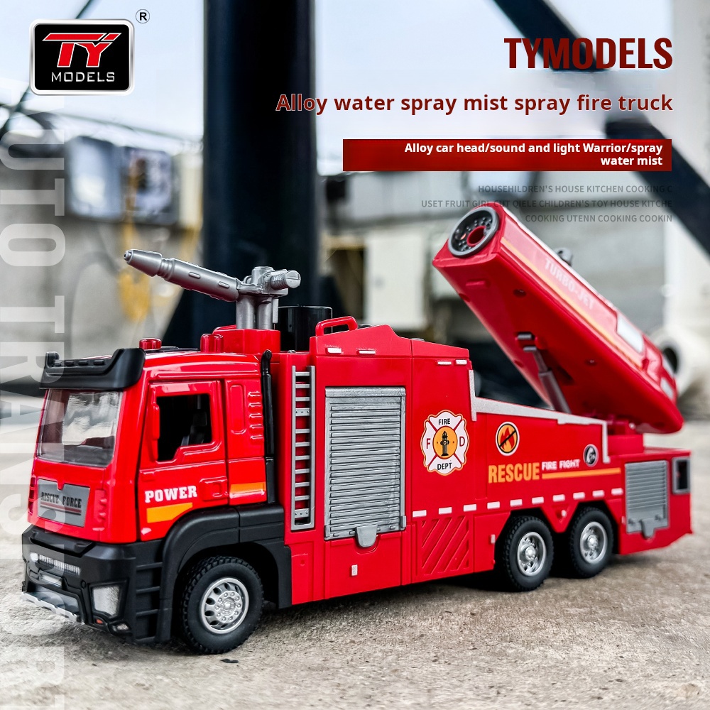 New Alloy Fire Truck Toy Large – Fire Escape Ladder recenzja i cena