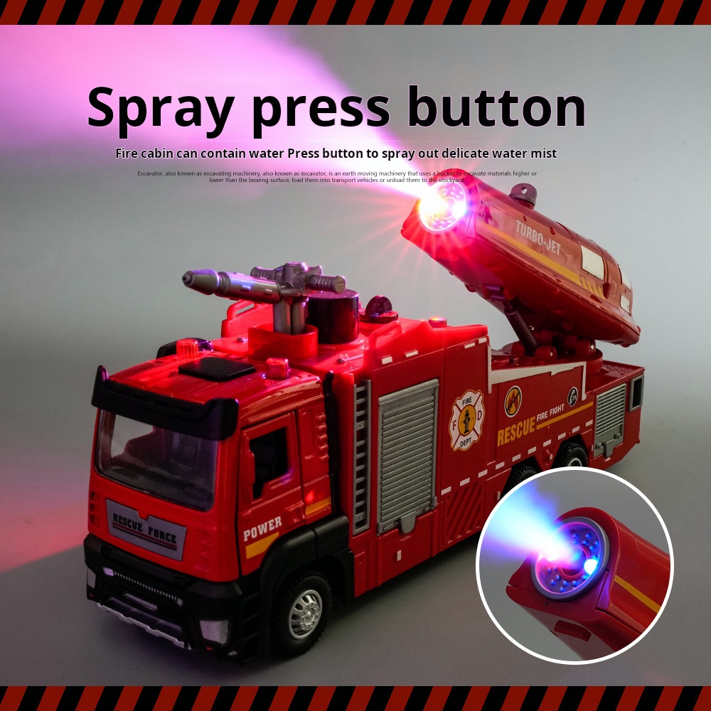 New Alloy Fire Truck Toy Large – Fire Escape Ladder recenzja i cena