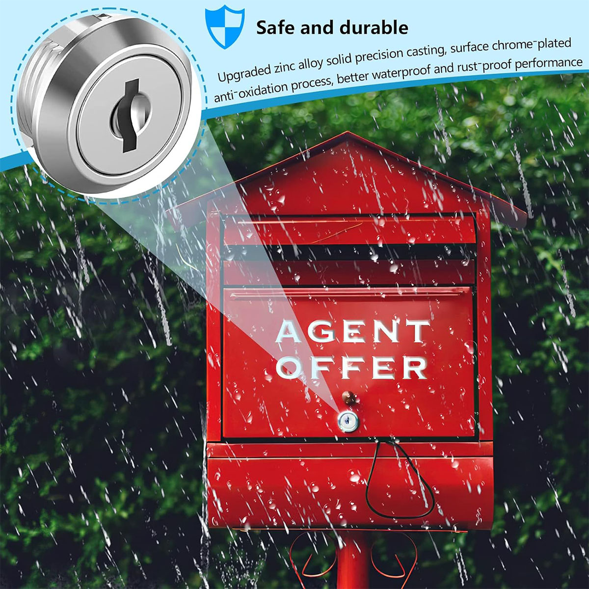 Single Unlock Set,1 Pack Keyed – Medicine Cabinet Lock recenzja i cena