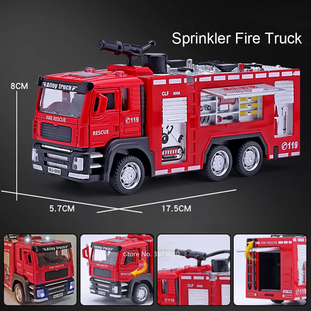 1/32 Fire Engine Car Toy Model – Fire Escape Ladder recenzja i cena