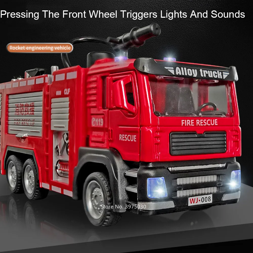 1/32 Fire Engine Car Toy Model – Fire Escape Ladder recenzja i cena