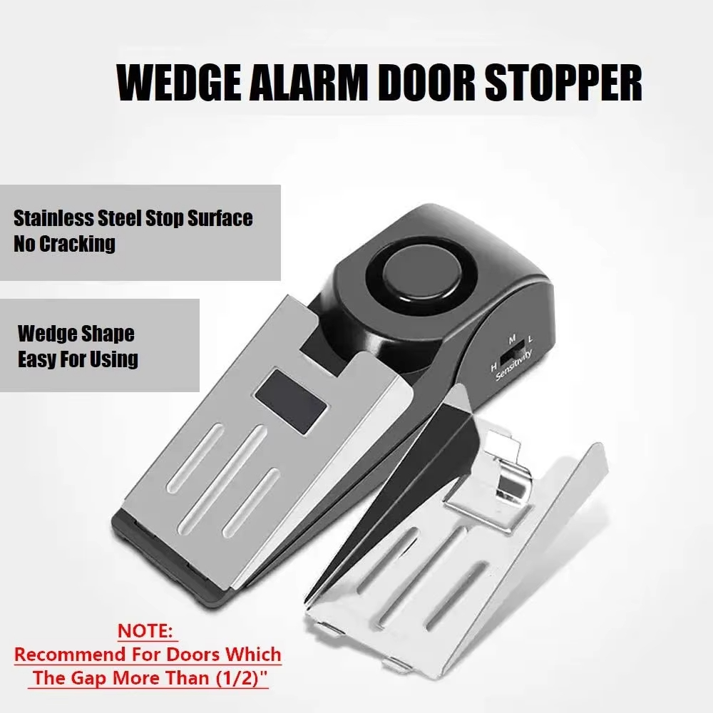 120db Wireless Stainless Steel – Door Stop Alarm recenzja i cena