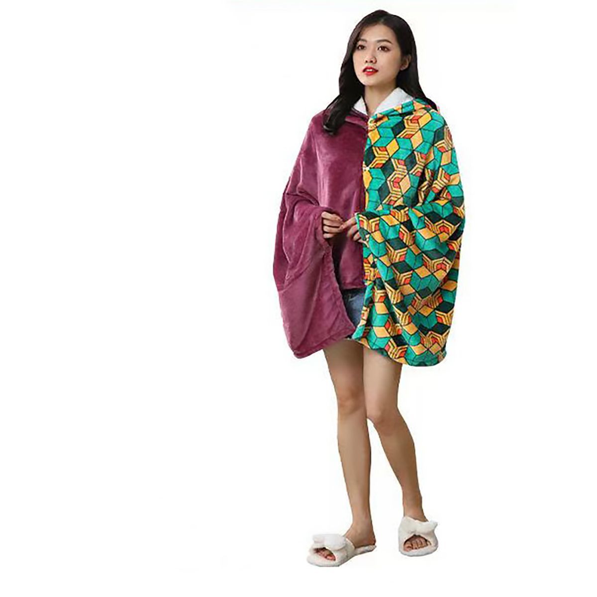 Anime Flannel Blanket Hoodie S – Fire Blanket Kitchen recenzja i cena