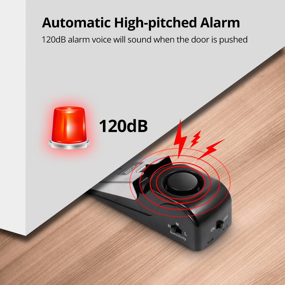2pcs Door Stop Alarm for Home  – Door Stop Alarm recenzja i cena