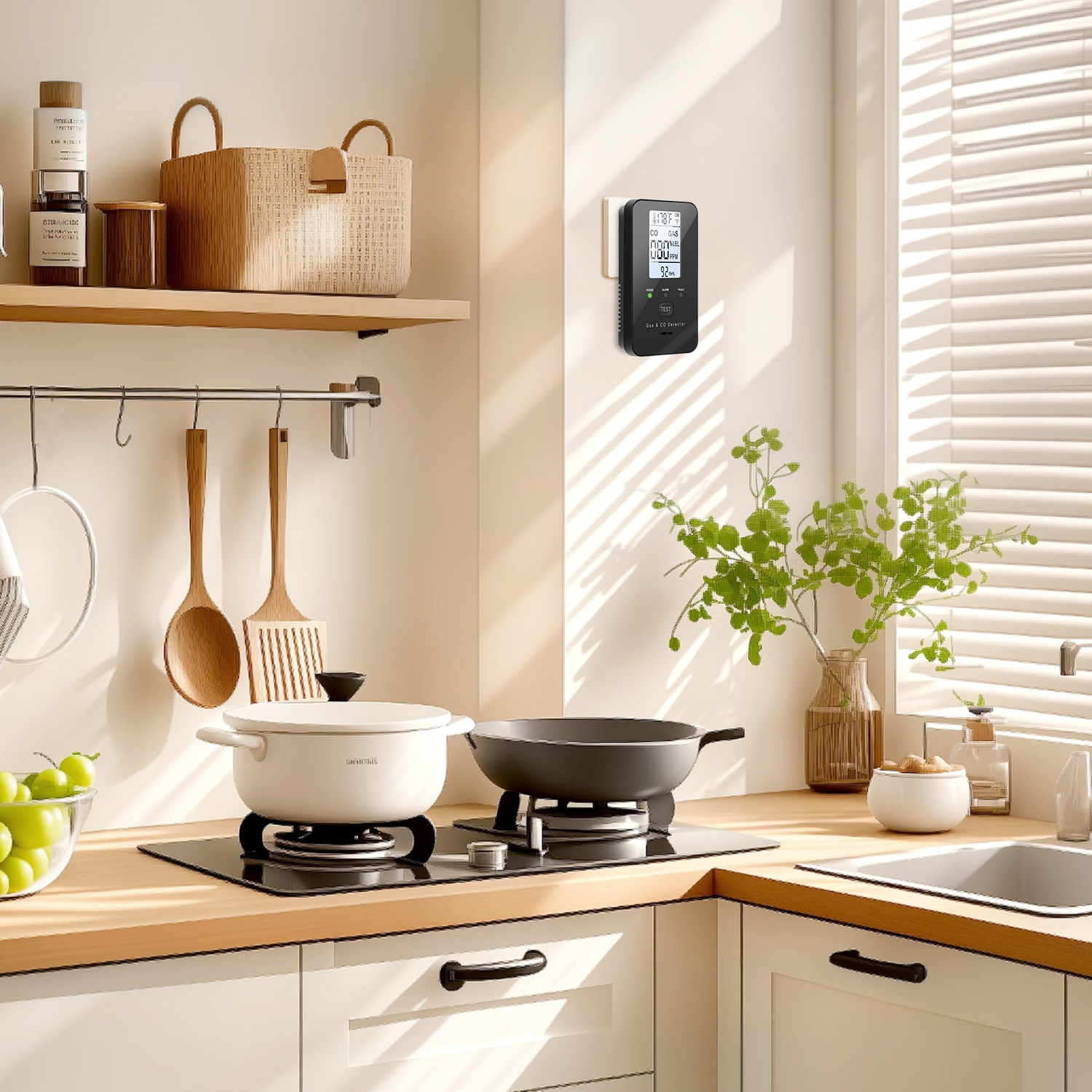 Natural Gas & Carbon Monoxide  – Co Detector Plug recenzja i cena