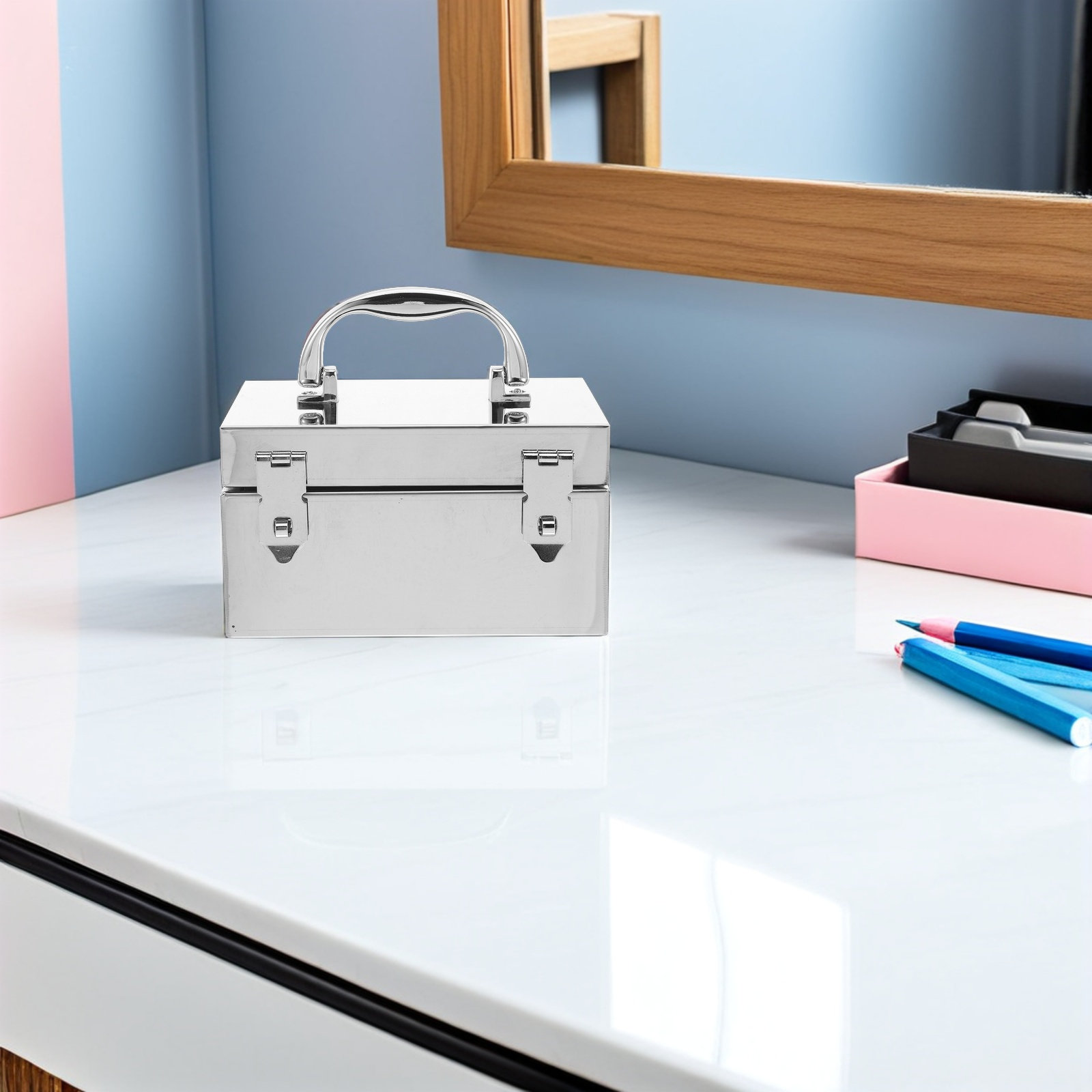Stainless Steel Lockable Cash  – Lockbox Key Secure recenzja i cena