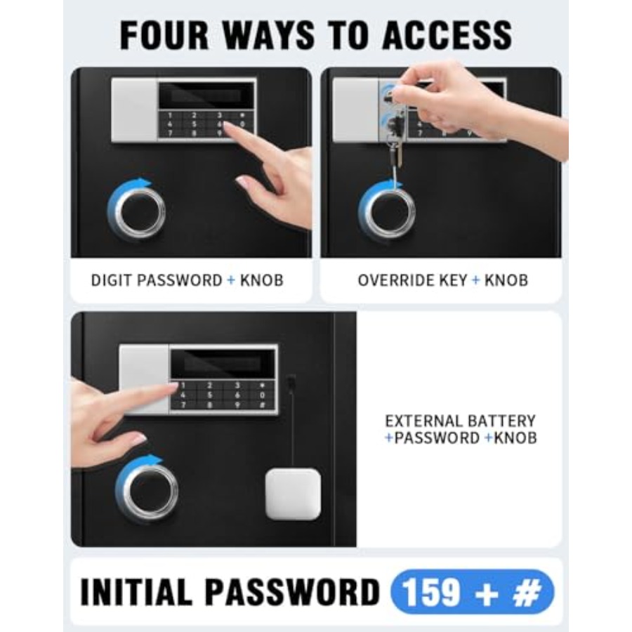 8.4 CuFt Heavy Duty Home Safe  – Lockbox Key Secure recenzja i cena