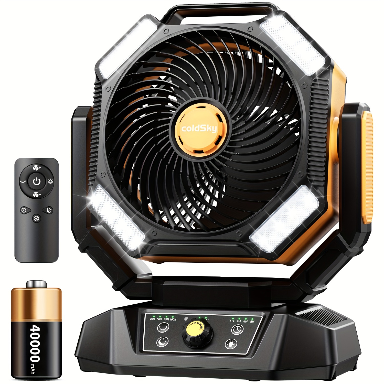 coldSky  Camping Fan, Battery  – Power Outage Light recenzja i cena