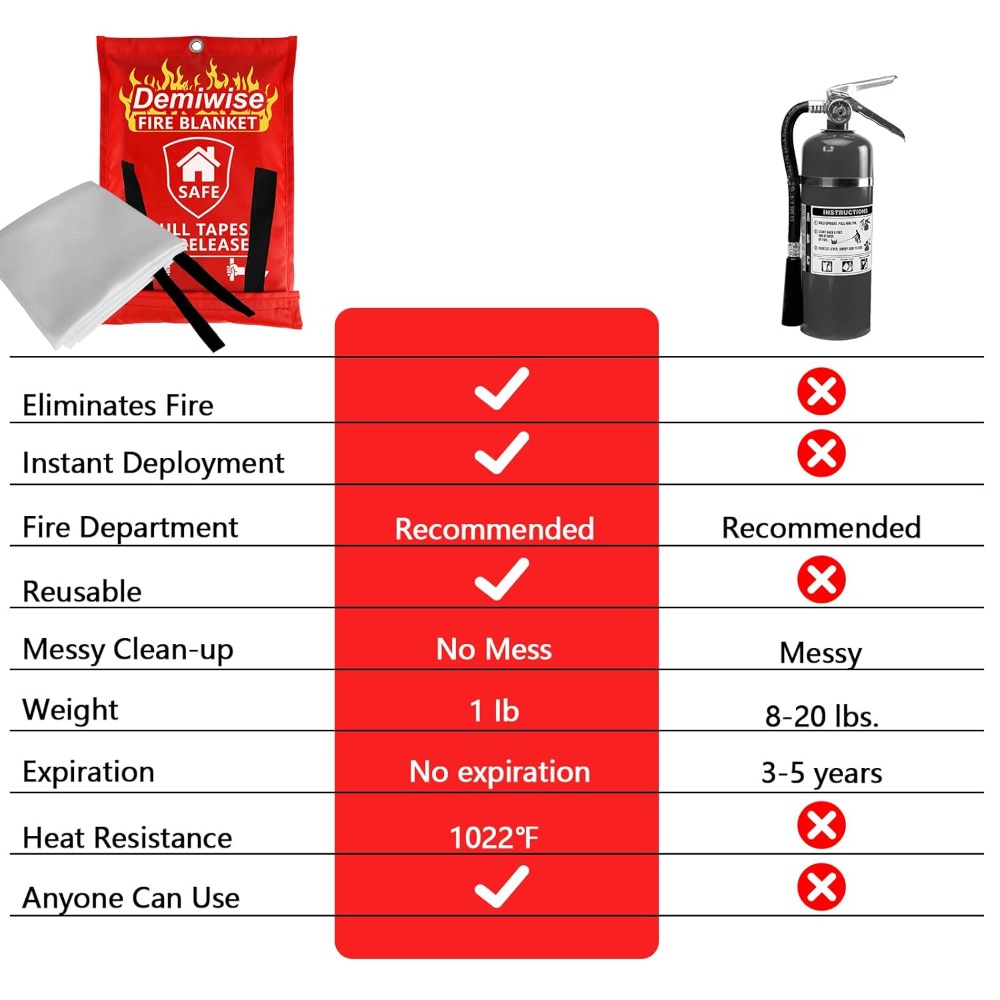 Thick Fire Blanket Emergency f – Fire Blanket Kitchen recenzja i cena