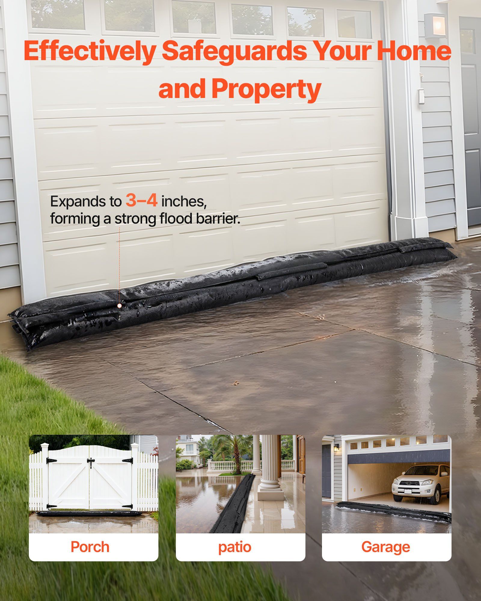 Flood Barrier, 8 Pack, 10 x 0. – Flood Barrier Bag recenzja i cena