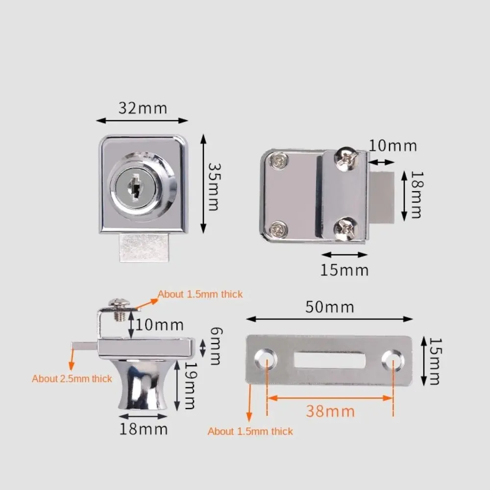 Metal Single Double Swinging G – Medicine Cabinet Lock recenzja i cena