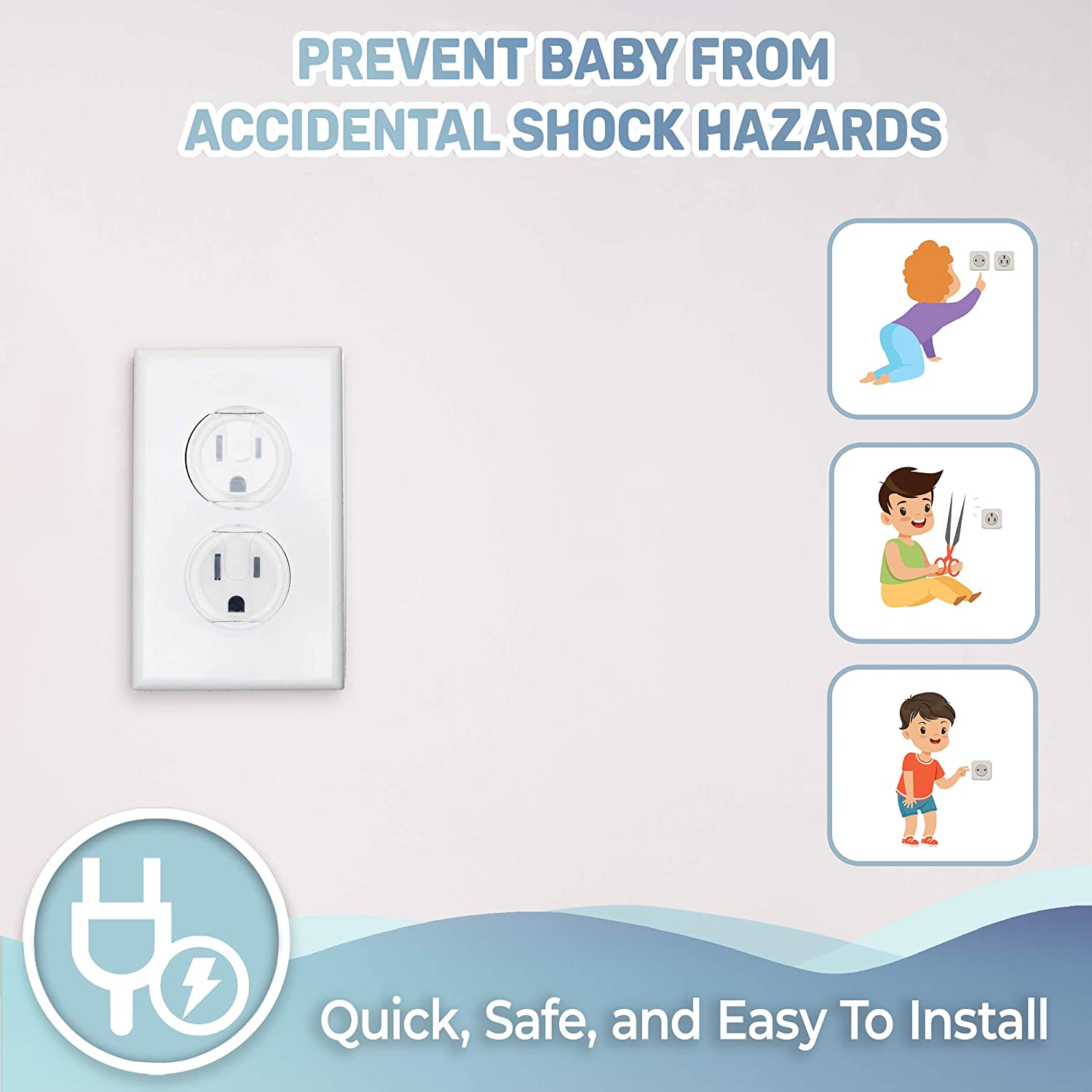 10pcs Outlet Covers, American  – Outlet Cover Baby recenzja i cena