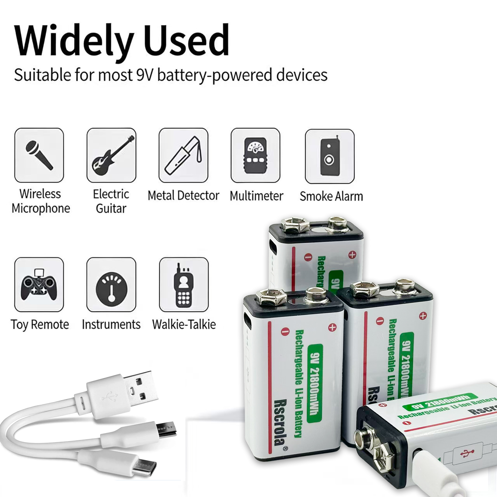 Long-Lasting 9V Lithium ion Re – Smoke Detector Interconnected recenzja i cena