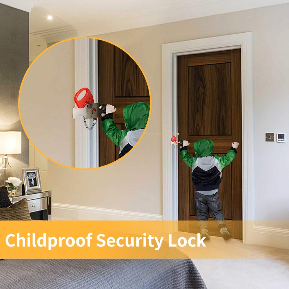 KAK Portable Door Lock Keyless – Security Chain Door recenzja i cena