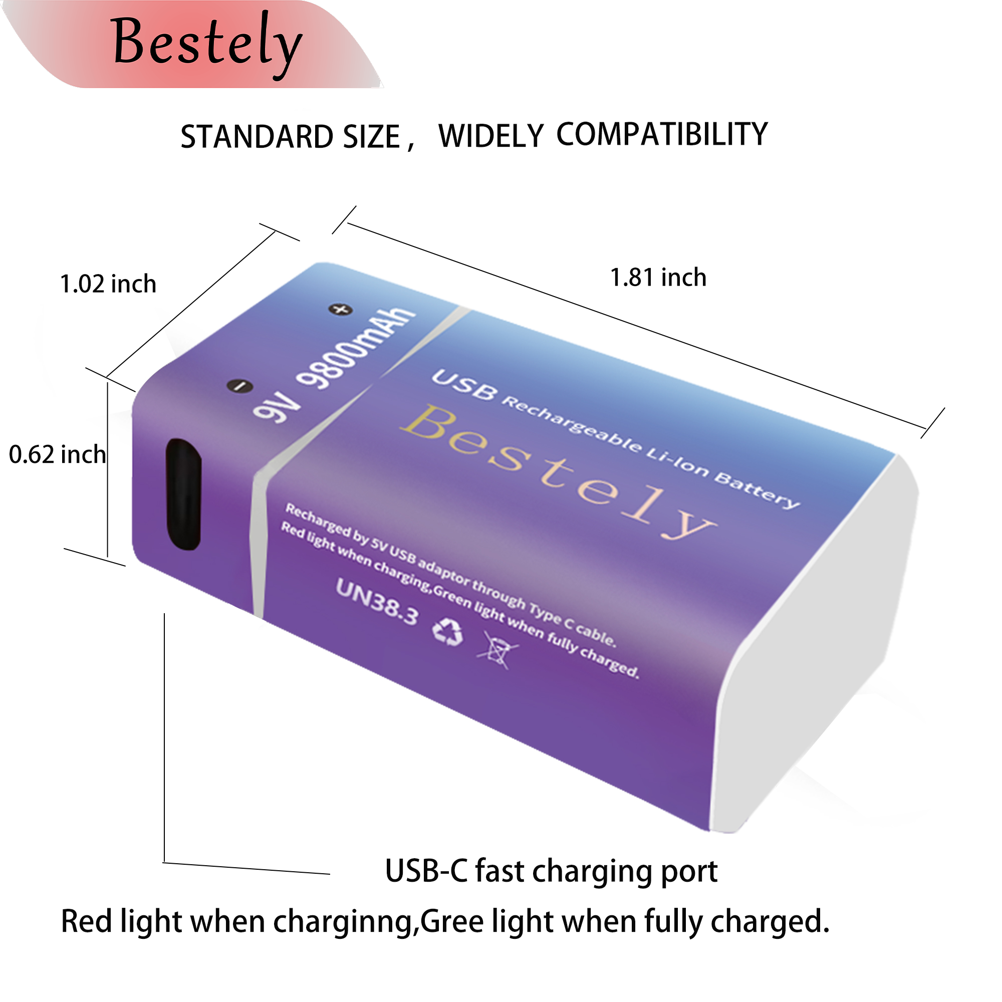 New 9V Rechargeable Li-ion Bat – Smoke Detector Interconnected recenzja i cena