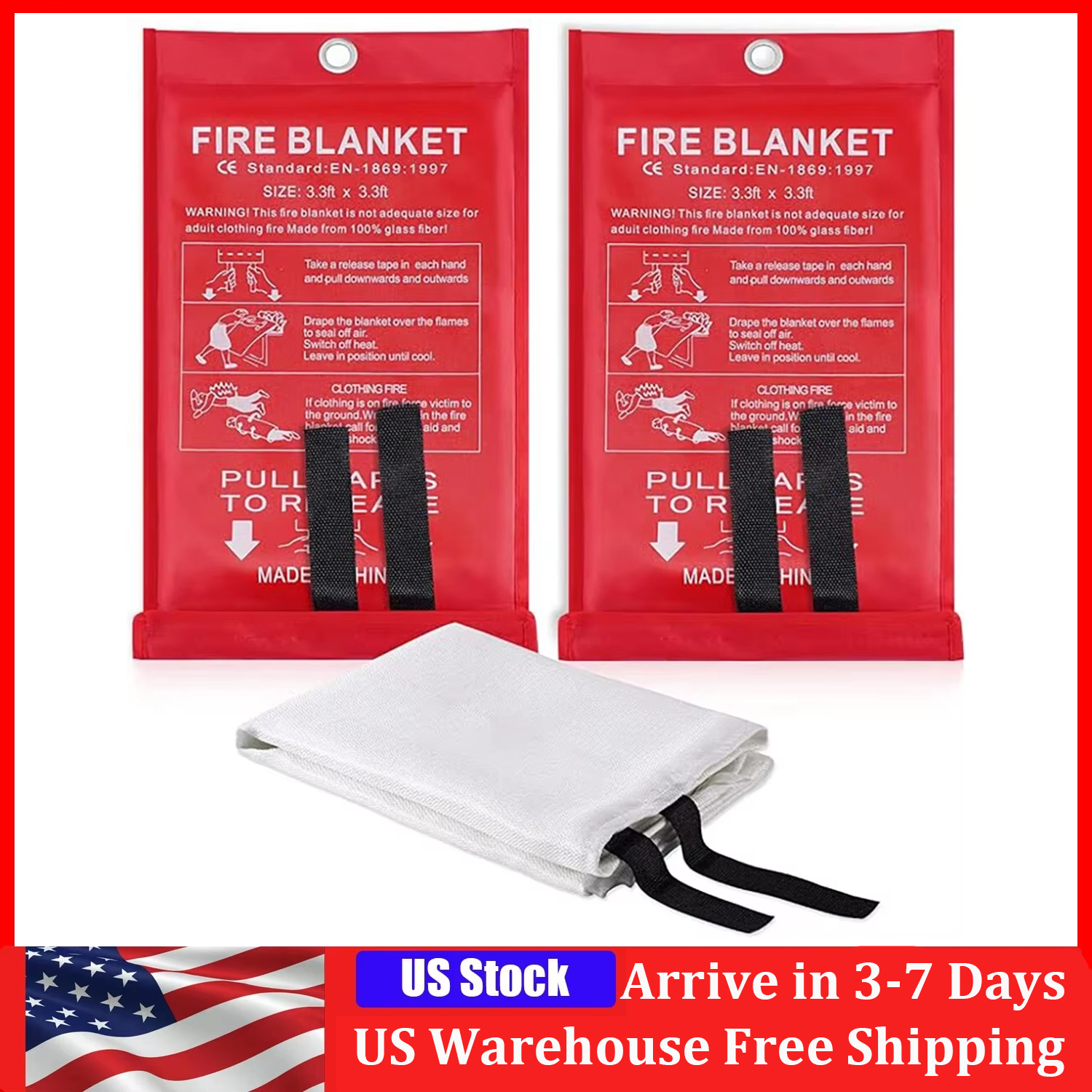 1M*1M Fire Blanket, Kitchen Es – Fire Blanket Kitchen recenzja i cena