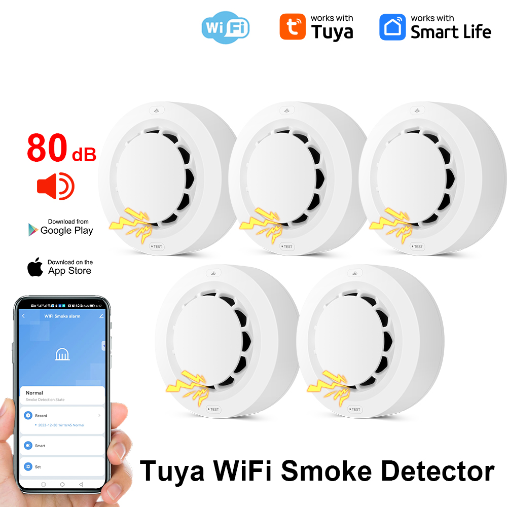 Tuya WiFi Smoke Alarm Fire Pro – Smoke Detector Interconnected recenzja i cena