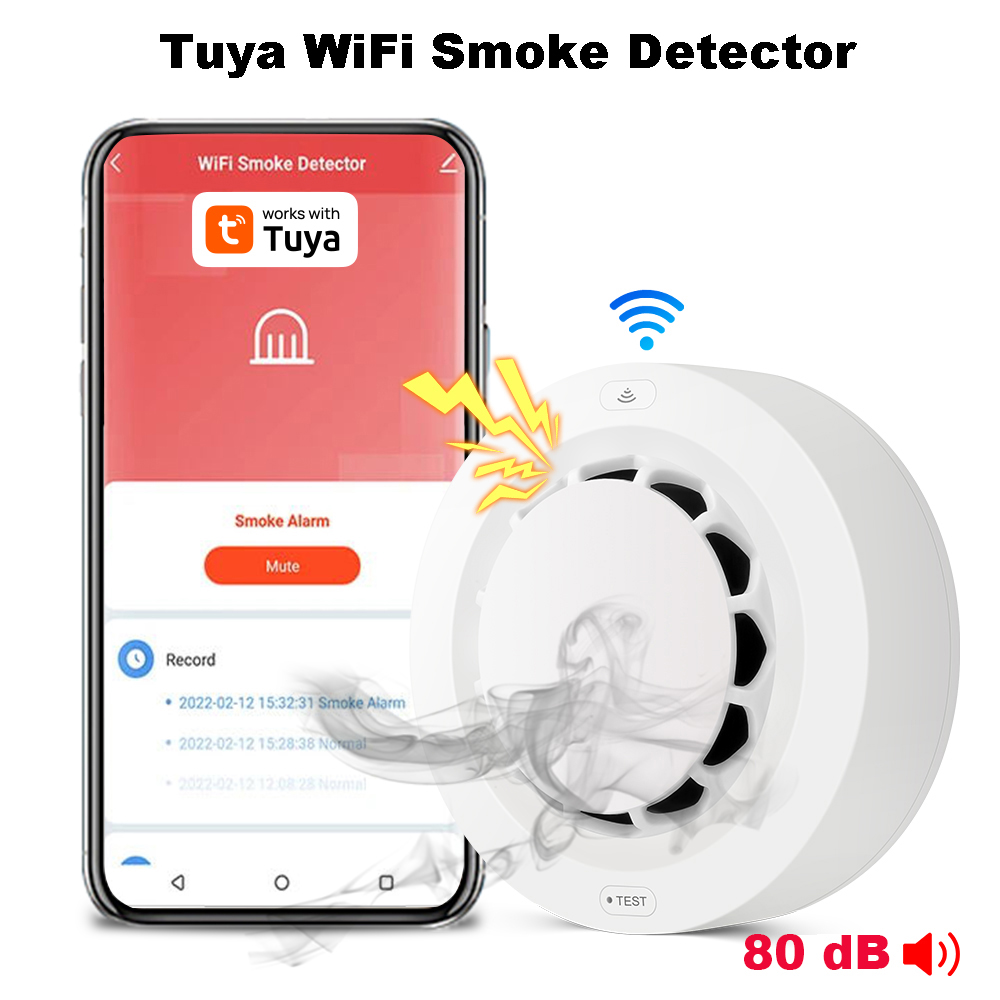 Tuya WiFi Smoke Alarm Fire Pro – Smoke Detector Interconnected recenzja i cena