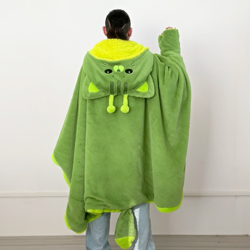 Cartoon Cute Alien Cat Hooded  – Fire Blanket Kitchen recenzja i cena