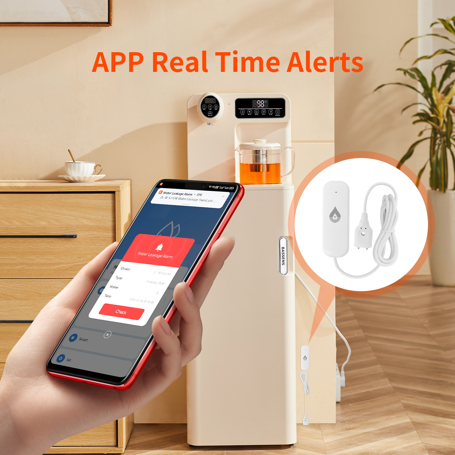 YFK Tuya WiFi Water Leakage Se – Water Alarm Sensor recenzja i cena