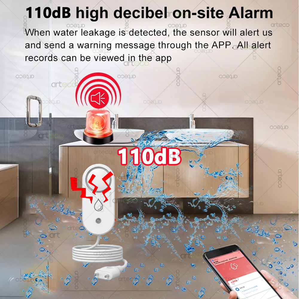 Zigbee Water Leakage Sensor Fl – Water Alarm Sensor recenzja i cena