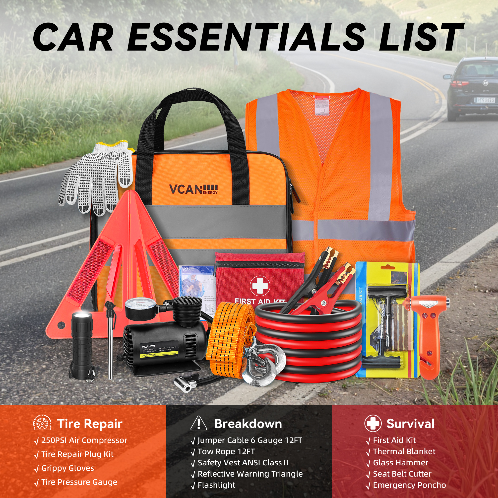 Emergency Safety Kit Bag with  – First Aid Bag Kit recenzja i cena