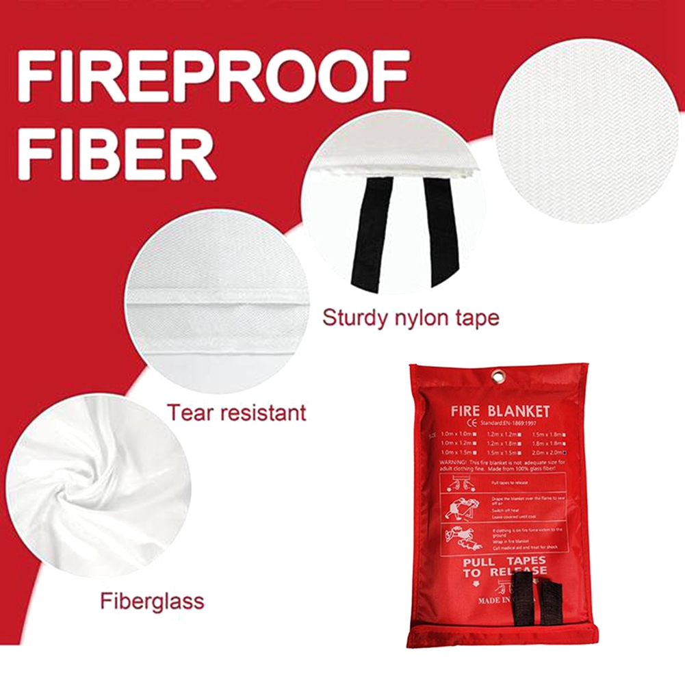 AED2-Emergency Fire Blanket, F – Fire Blanket Kitchen recenzja i cena