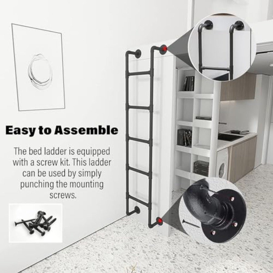 Wall Mounted Metal Step Ladder – Fire Escape Ladder recenzja i cena