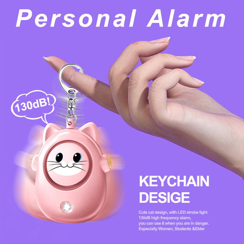 H8 2024 New Cute Cat Personal  – Personal Alarm Keychain recenzja i cena
