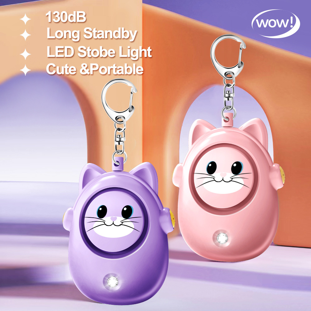 H8 2024 New Cute Cat Personal  – Personal Alarm Keychain recenzja i cena