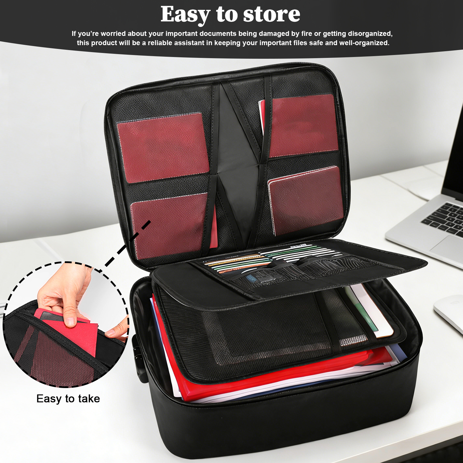 Fireproof Document Bag with Lo – Fire Safe Document recenzja i cena