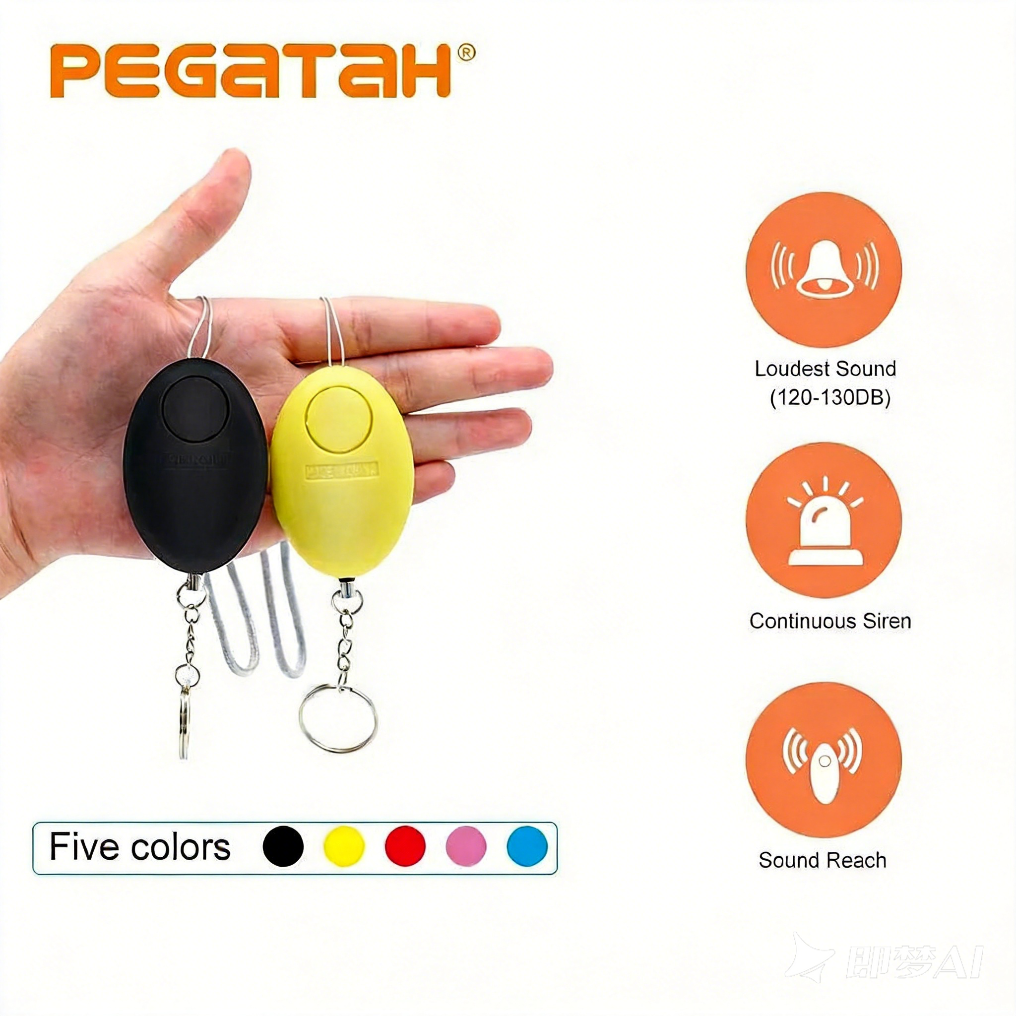 120dB Personal Safety Alarm Ke – Personal Alarm Keychain recenzja i cena