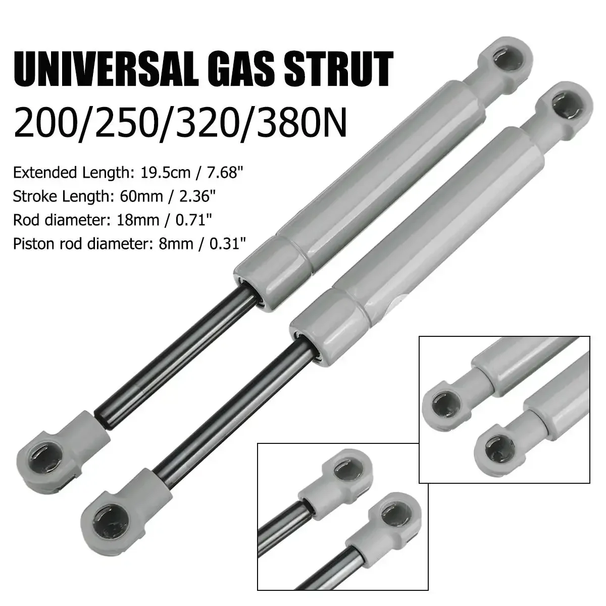 200-380N 195mm 8mm for RV Bed  – Window Lock Bar recenzja i cena