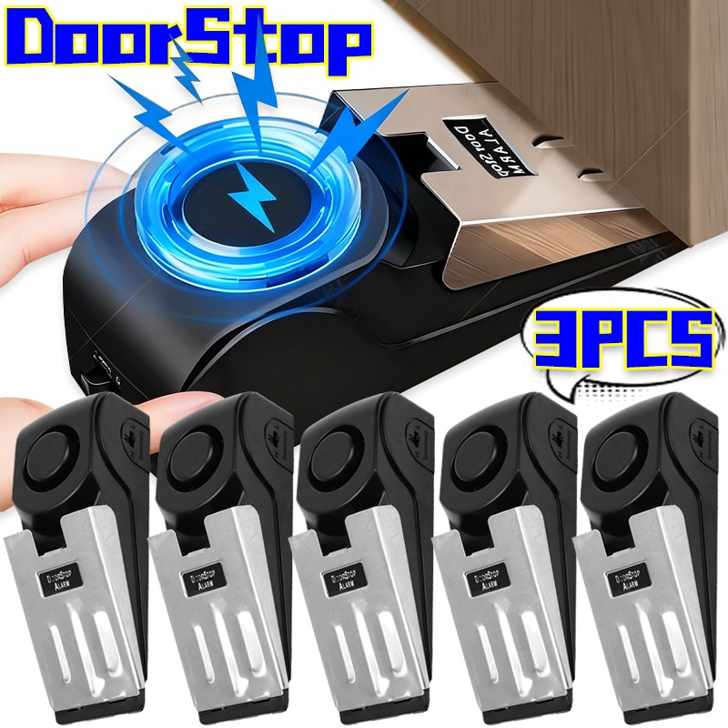 3/1Pcs Door Resistance Alarm W – Door Stop Alarm recenzja i cena