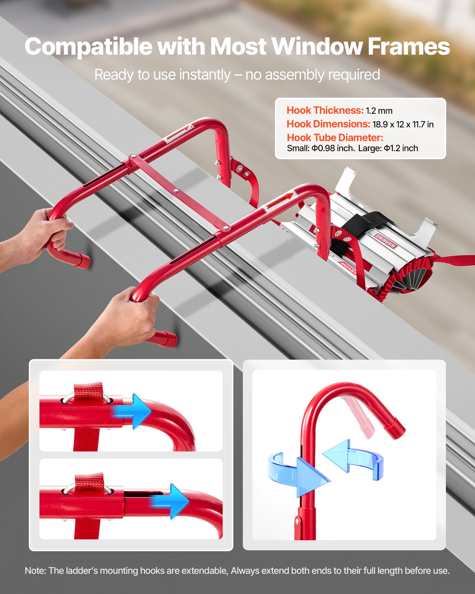 Fire Escape Ladder, 5-6 Story  – Fire Escape Ladder recenzja i cena