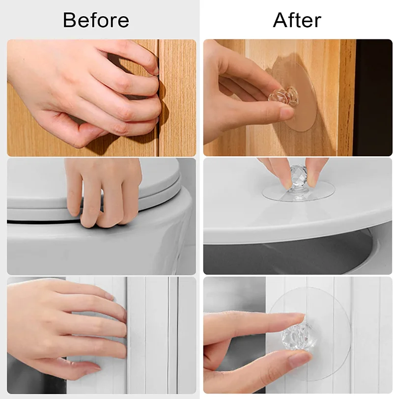 2/10Pcs Punch-free Drawer Knob – Window Lock Bar recenzja i cena