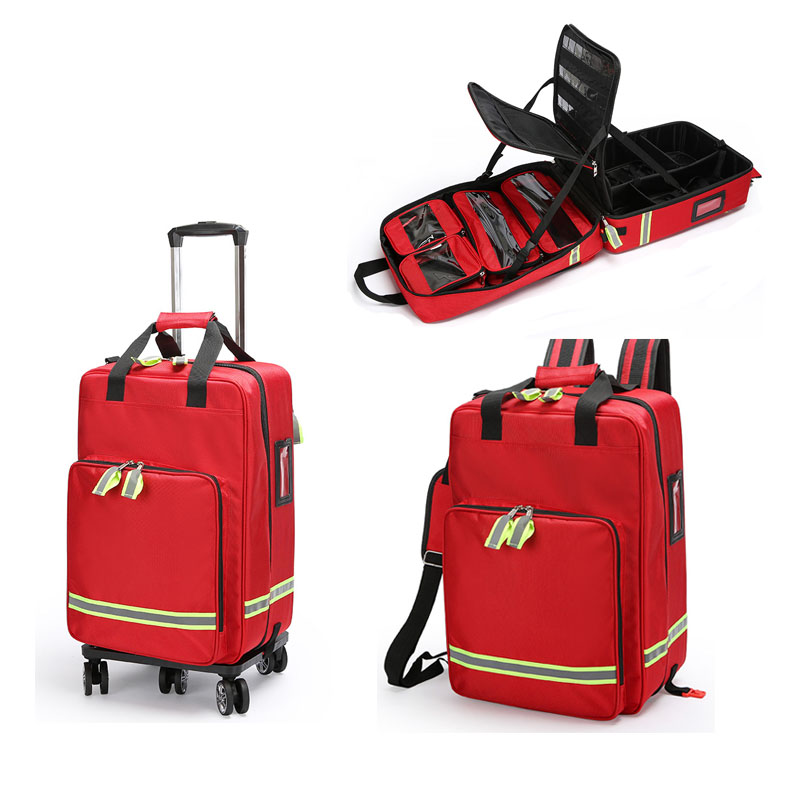 Large Capacity Empty Trolley F – First Aid Bag Kit recenzja i cena