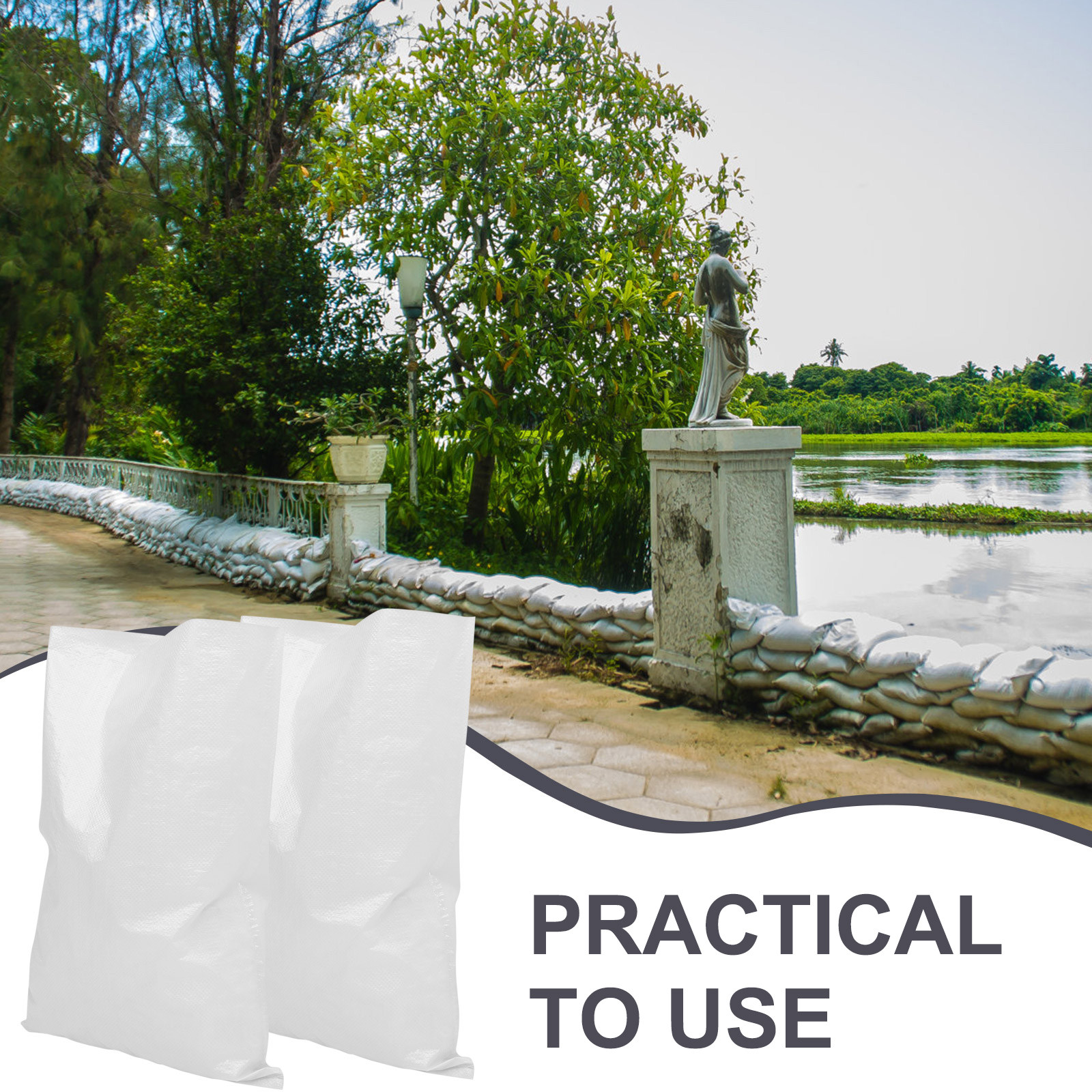 5Pcs Waterproof Woven Sandbags – Flood Barrier Bag recenzja i cena