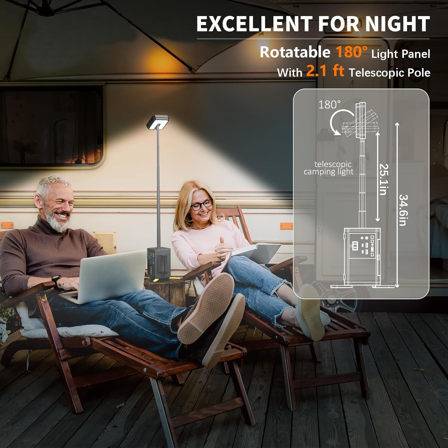 118Wh Portable Power Station w – Power Outage Light recenzja i cena