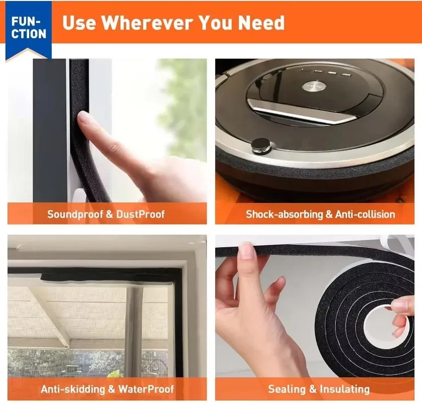 16pcs Resilience Seal Tape Sel – Window Lock Bar recenzja i cena