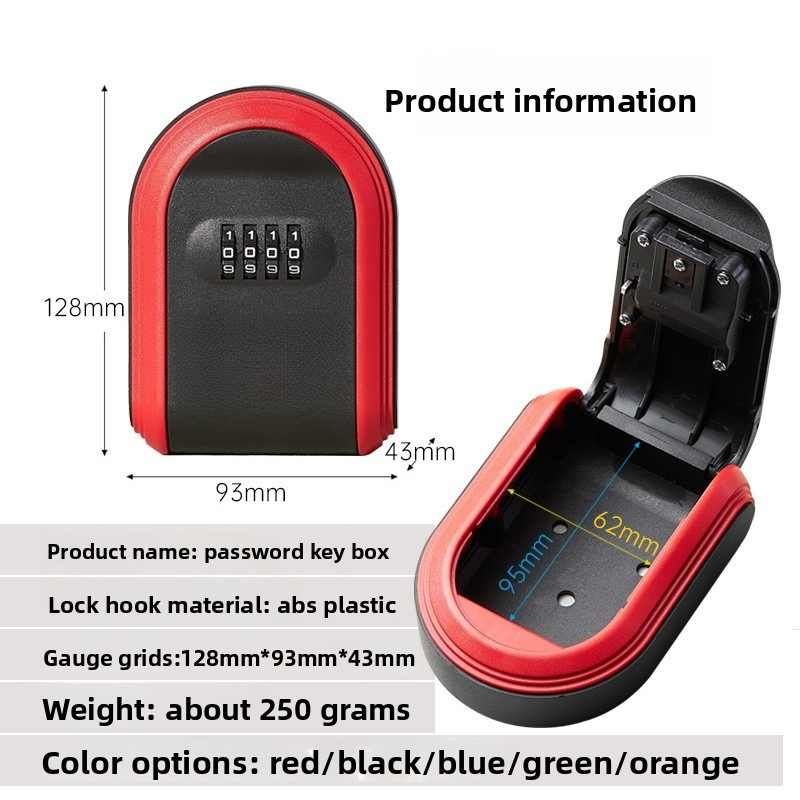 Plastic Key Box with Password  – Lockbox Key Secure recenzja i cena