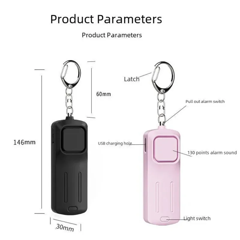 Personal alarm ring, women's p – Personal Alarm Keychain recenzja i cena