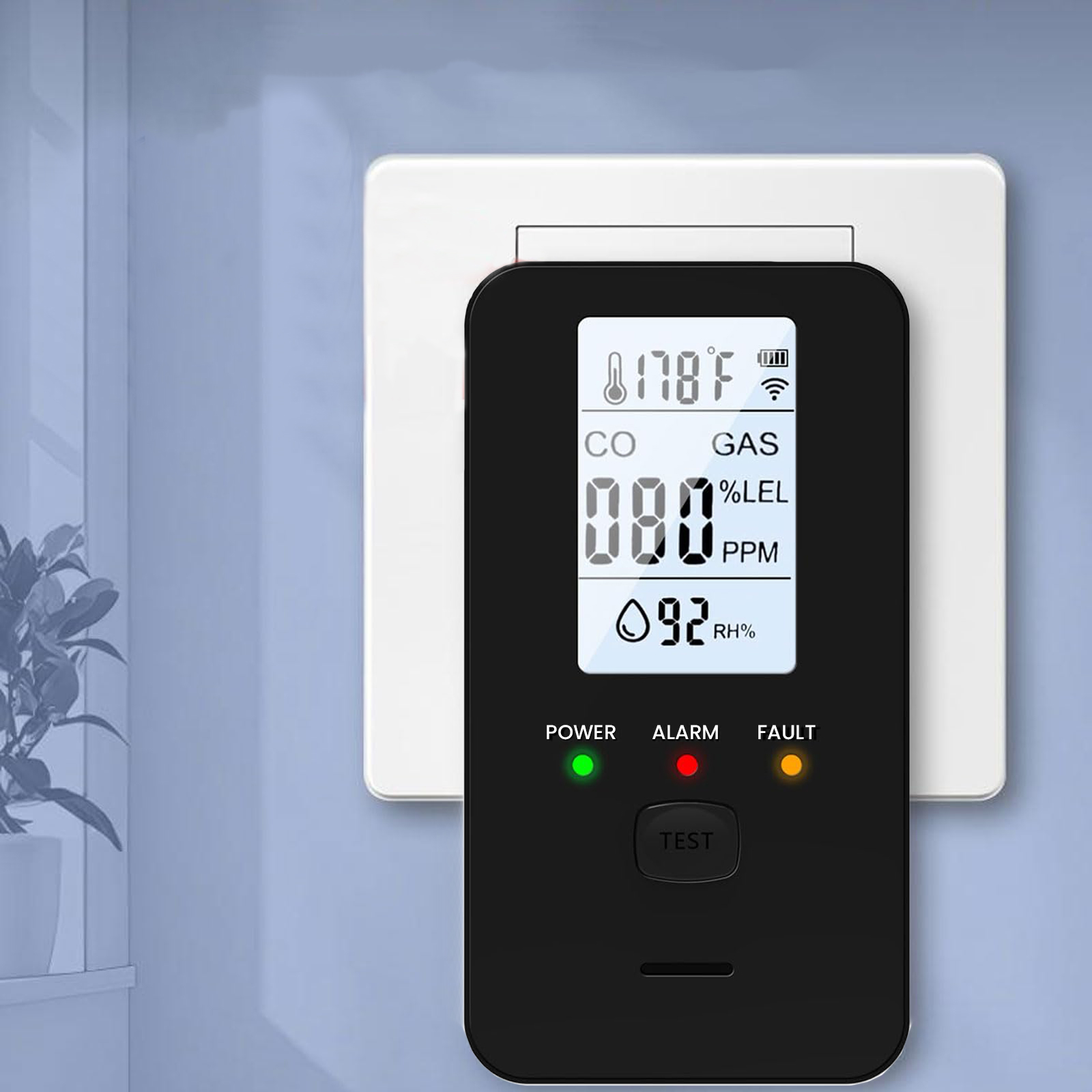 4-in-1 Gas & Carbon Monoxide D – Co Detector Plug recenzja i cena