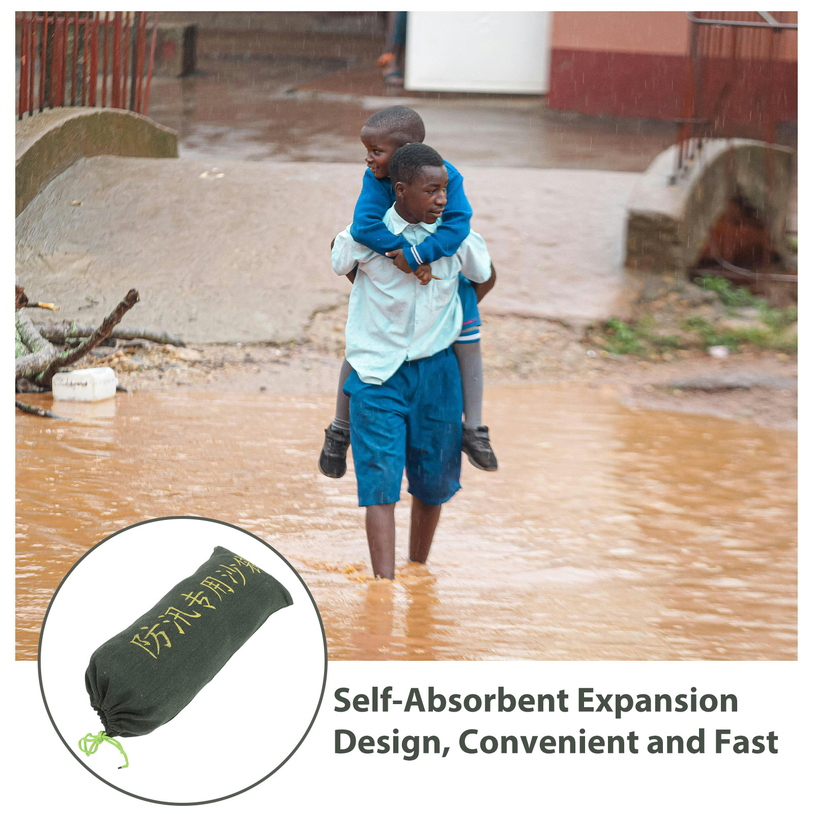 2Pcs Flood Control Absorbent S – Flood Barrier Bag recenzja i cena