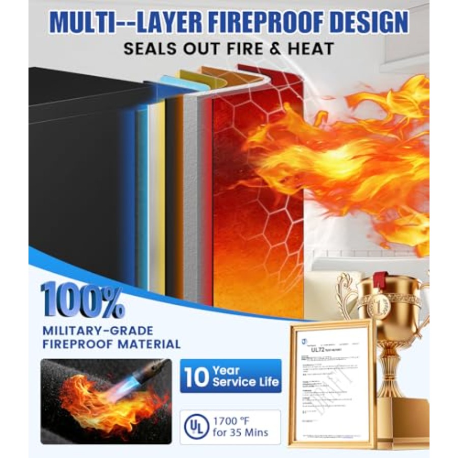 Heavy Duty Fireproof Safe for  – Fire Safe Document recenzja i cena