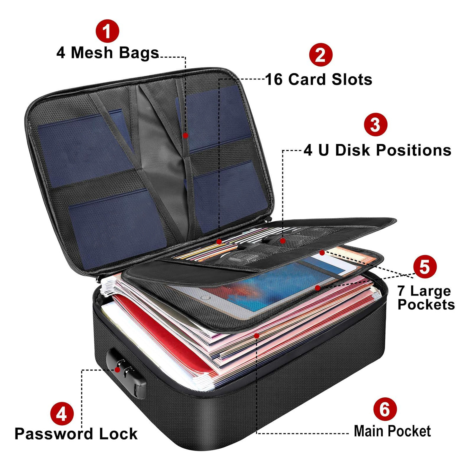 Fireproof Document Bag with Lo – Fire Safe Document recenzja i cena