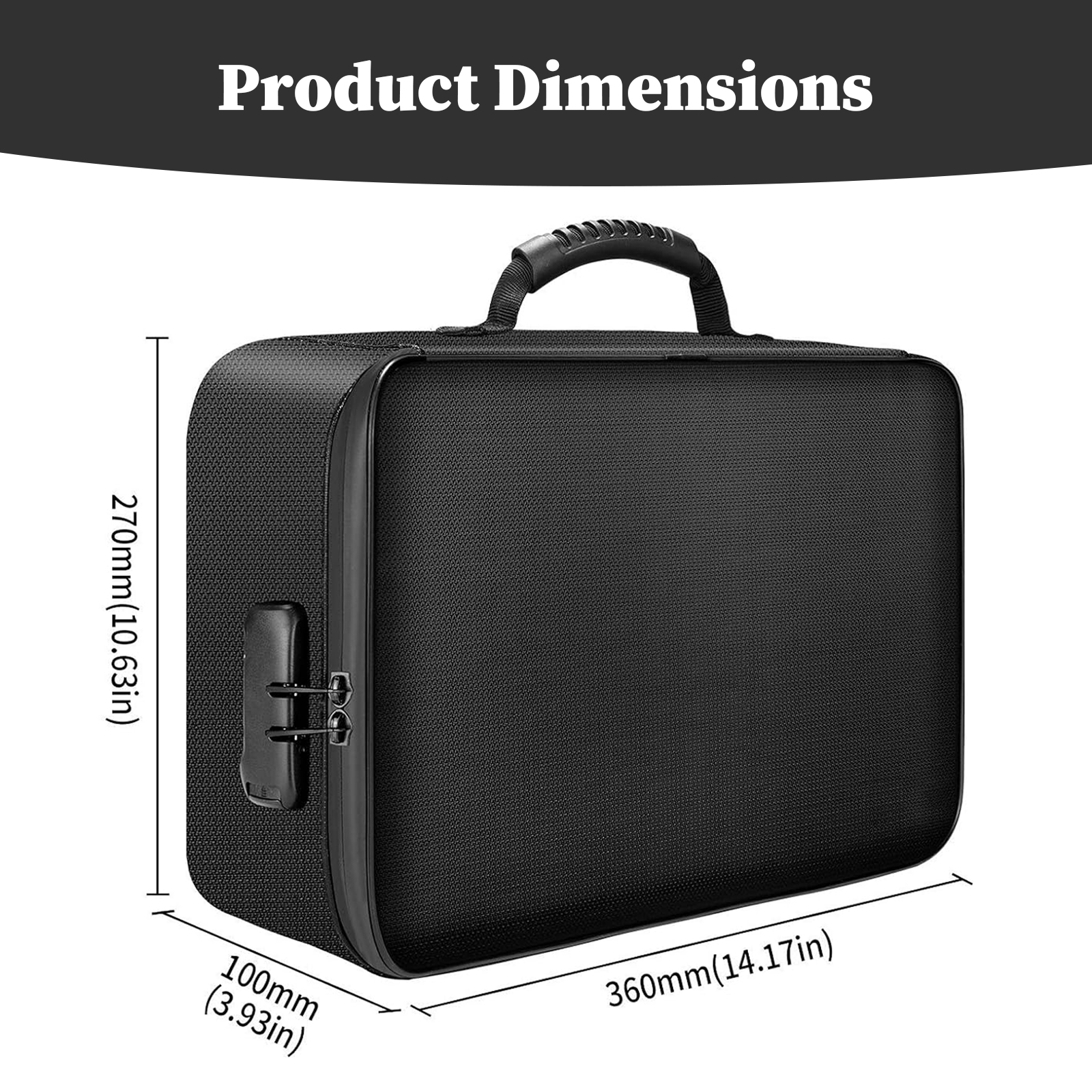 Fireproof Document Bag with Lo – Fire Safe Document recenzja i cena