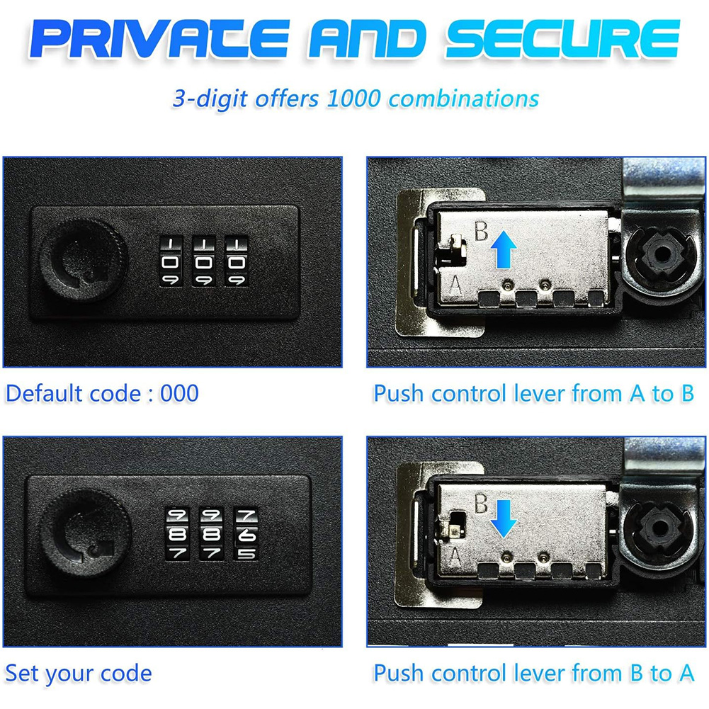 Professional 20 Key Hooks Comb – Lockbox Key Secure recenzja i cena